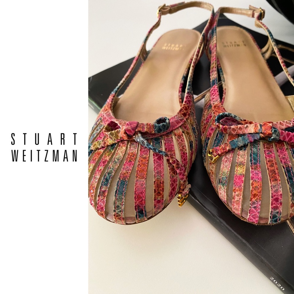 Stuart Weitzman Chanel Style Sling Backs - Picture 4 of 10
